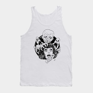 Head Haunter Inktober version (Black Print) Tank Top